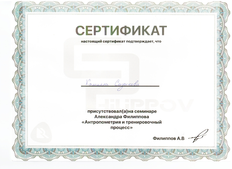 Сертификат Садыкова Камила Рафаэльевна